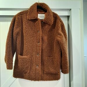 Carbon2Cobalt Chestnut Brown Teddybear Jacket